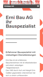 Mobile Screenshot of ernibau.ch