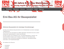 Tablet Screenshot of ernibau.ch
